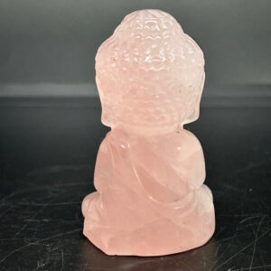 Buddha Figur Rosenkvarts