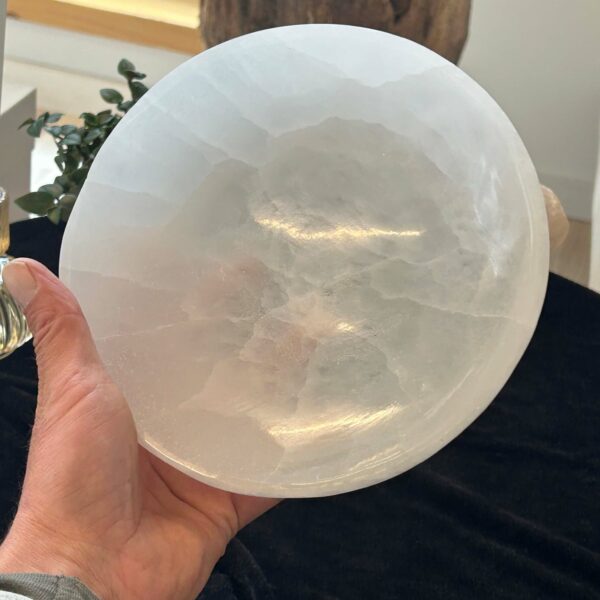 Selenit Skål Rund STOR  20cm - Image 2