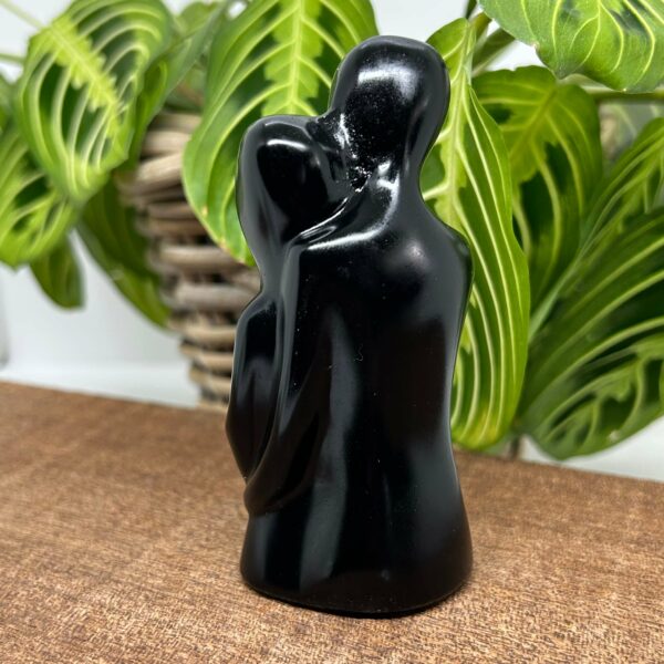 Obsidian Kærestepar Figur (9,5 cm) - Image 2