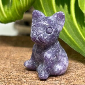 Mini Fransk Bulldog Lepidolit