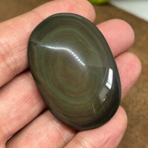 Regnbue Obsidian Palmstone