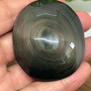 Regnbue Obsidian Palmstone