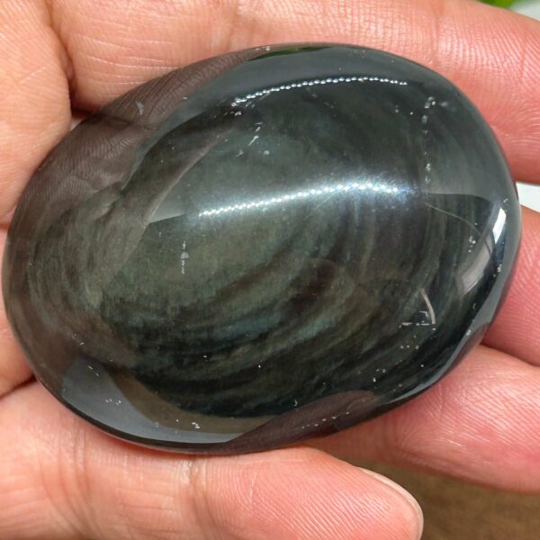 Regnbue Obsidian Palmstone