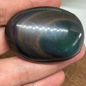 Regnbue Obsidian Palmstone