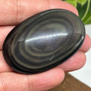 Regnbue Obsidian Palmstone