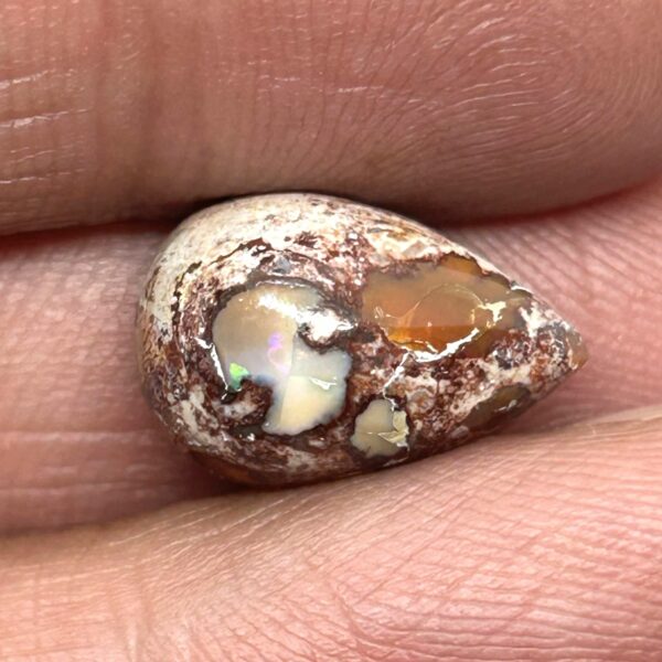 Mexicansk Cantera Ild Opal Poleret