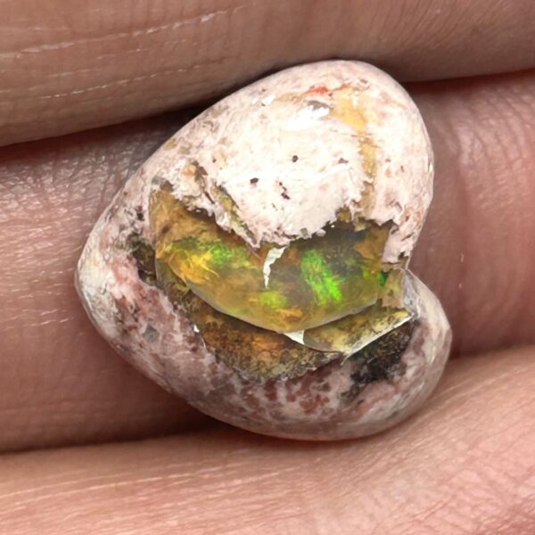 Mexicansk Cantera Ild Opal Hjerte (18) - Image 2
