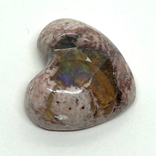 Mexicansk Cantera Ild Opal Hjerte