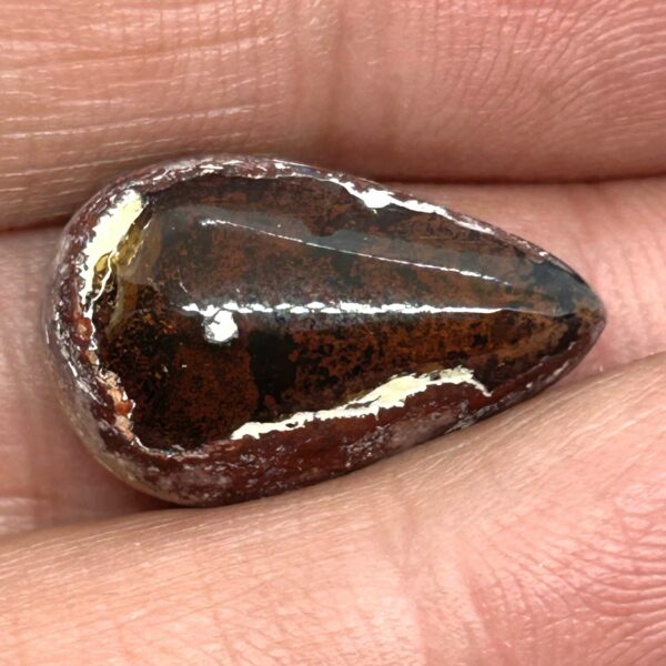 Mexicansk Cantera Ild Opal Poleret