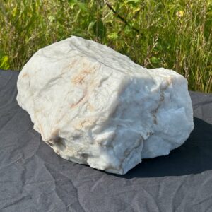 Hvid Rosenkvarts Råstykke