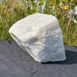 Hvid Rosenkvarts Råstykke