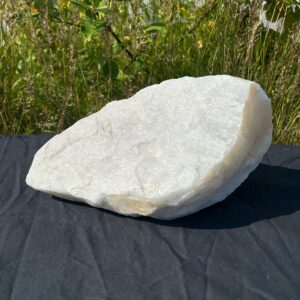 Hvid Rosenkvarts Råstykke