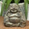 Happy Buddha Figur Pyrit