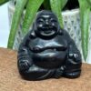 Happy Buddha Figur Obsidian