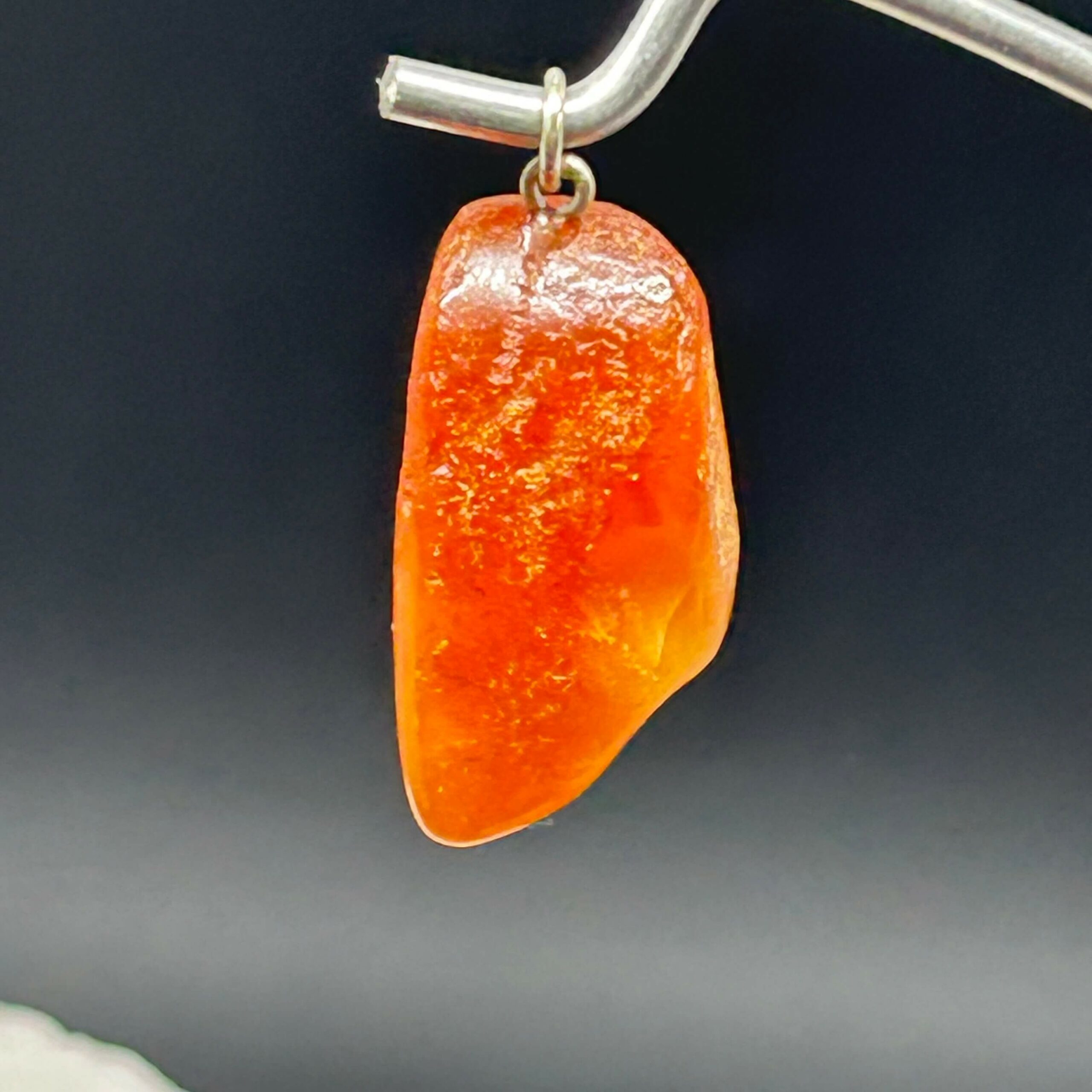 Rav Smykkevedhæng Poleret Dansk (6) - Billede 2