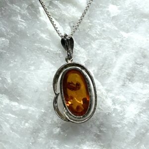 Alternative view of Rav Smykkevedhæng Poleret Dansk (19)