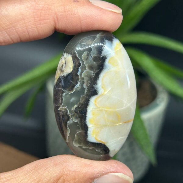 Vulkan Agat Palmstone (2) UV Reaktiv - Billede 2