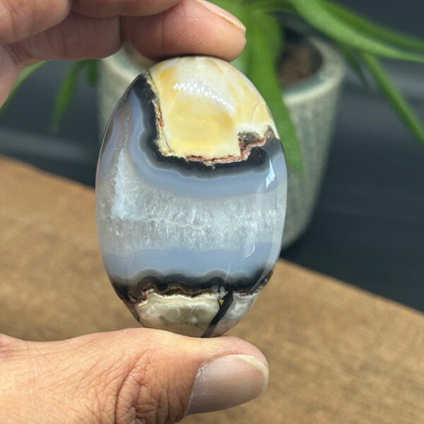 Vulkan Agat Palmstone (12) UV Reaktiv - Billede 2