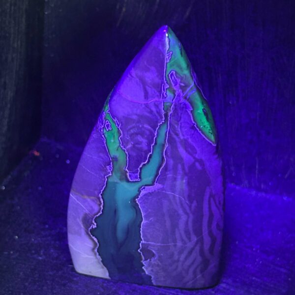 Vulkan Agat Glat Flamme/Freeform (2) UV Reaktiv - Billede 3