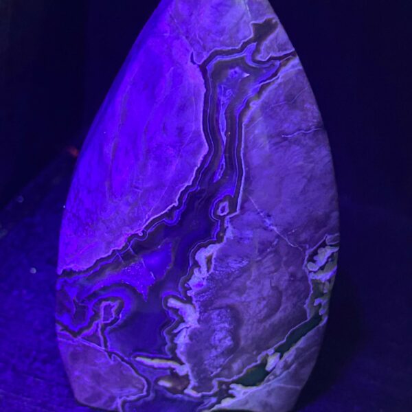 Vulkan Agat Glat Flamme/Freeform (4) UV Reaktiv - Billede 3