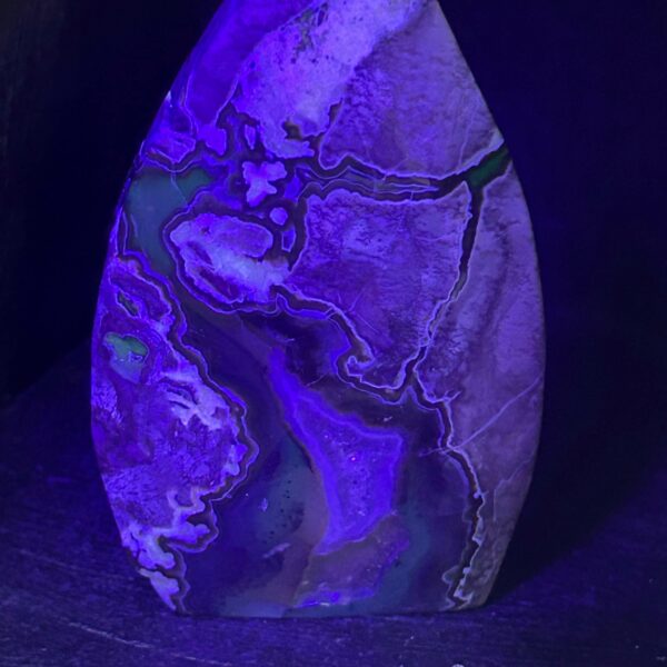 Vulkan Agat Glat Flamme/Freeform (5) UV Reaktiv - Billede 3