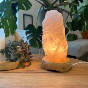 Rosenkvarts Lampe