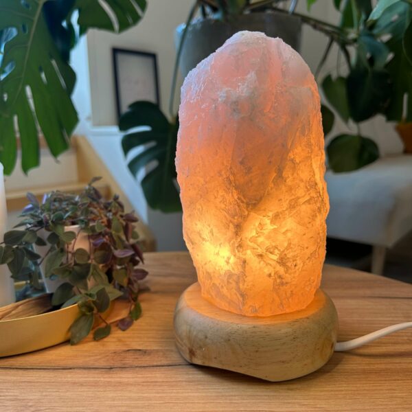Rosenkvarts Lampe