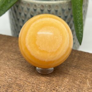 Orange Calsit AA Kugle