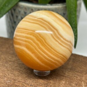 Orange Calsit AA Kugle