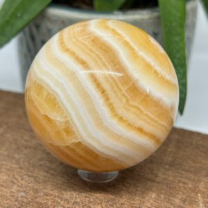Orange Calsit AA Kugle
