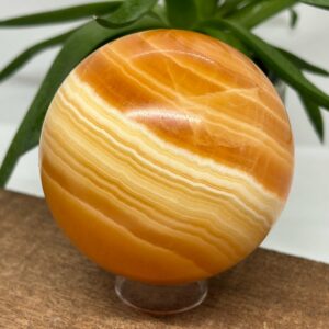 Orange Calsit AA Kugle