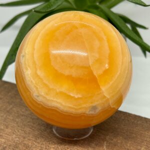 Orange Calsit AA Kugle
