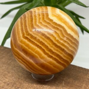 Orange Calsit AA Kugle