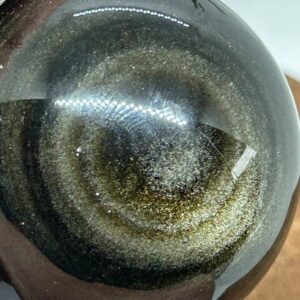 Obsidian Guld Kugle