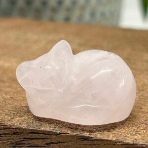 Kat Liggende Rosenkvarts