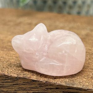 Kat Liggende Rosenkvarts