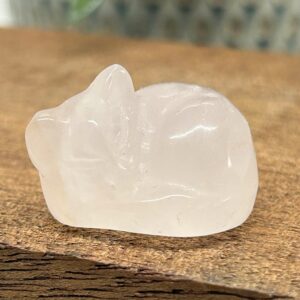 Kat Liggende Rosenkvarts