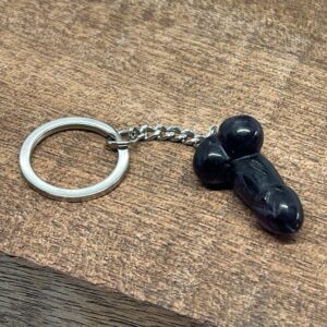 Nøglering Penis/Lingam Ametyst