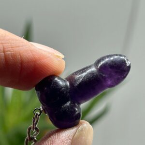 Nøglering Penis/Lingam Ametyst