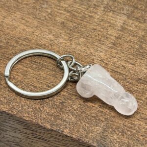 Nøglering Penis/Lingam Rosenkvarts