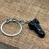Nøglering Penis/Lingam Obsidian