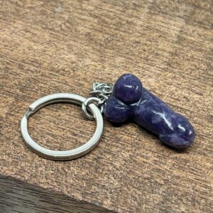 Nøglering Penis/Lingam Lepidolit