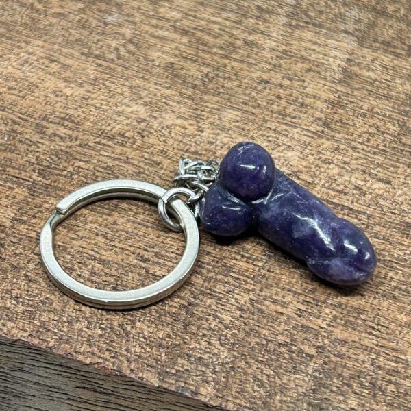 Nøglering Penis/Lingam Lepidolit
