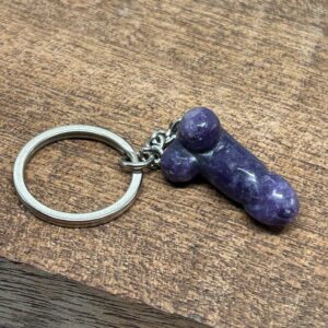 Nøglering Penis/Lingam Lepidolit