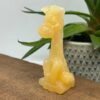 Giraf Siddende Orange Calsit