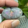 Labradorit Pink/Lilla Flash Mini Palmstone