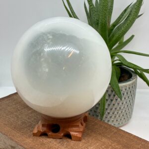 Selenit Kugle STOR