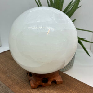 Selenit Kugle STOR