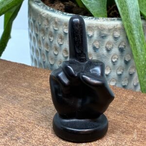 "The Finger" Obsidian 6cm