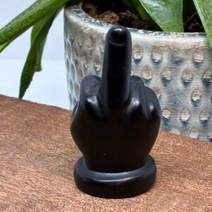 "The Finger" Obsidian 6cm